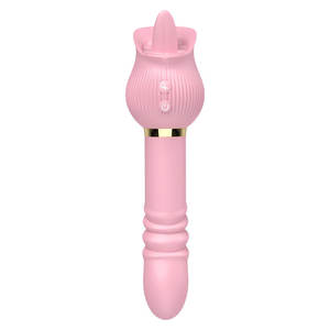 USB ile Çalışan Gül Vibratör ve Yapay Penis Kadın G Noktası ve Klitoris Stimülatörü Klitoral Meme Ucu Emme Seks Oyuncağı - Product Image 4