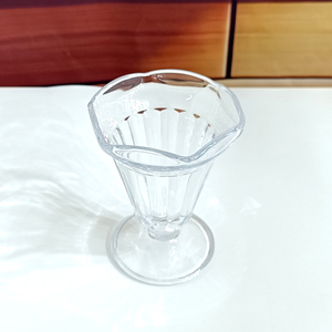 Gobelet à yaourt à <span class=keywords><strong>pied</strong></span> 250 ml réutilisable en polycarbonate, <span class=keywords><strong>verre</strong></span> à dessert transparent en plastique, <span class=keywords><strong>verre</strong></span> à crème glacée - Product Image 5