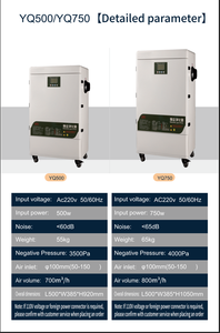 Xách tay laser khói Eliminator, xách tay CO2 Laser khói extractor, khói di động máy lọc - Product Image 3