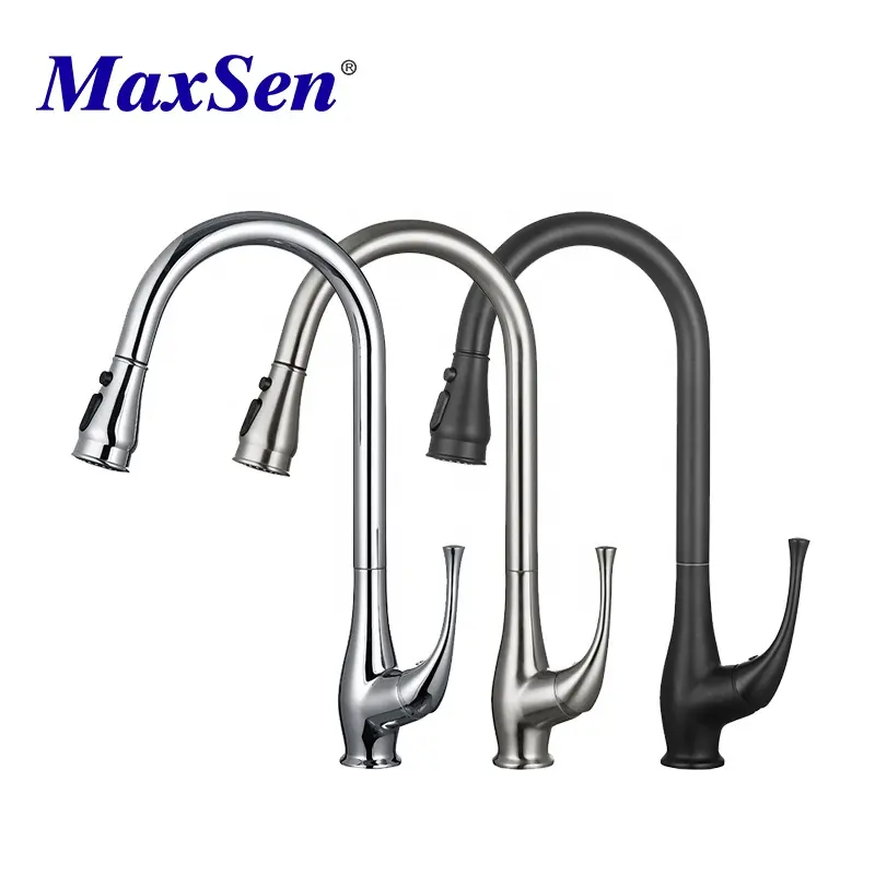 Single-Handle Pull-Down Sprayer Kitchen Faucets with Reflex and Power Clean in Spot Resist Stainless