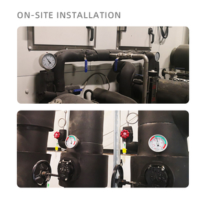 Manómetro de Presión de Combustible de Acero Inoxidable SS304 de Alta Presión SYJT SY-<span class=keywords><strong>Y</strong></span>, 60MPa, NPT1/4, Tipo Rosca, Lleno de Líquido, Absorbente de Impactos, Precisión del 1.6% - Product Image 4