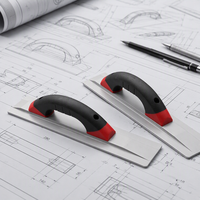 Truelle d'angle industrielle OEM en acier inoxydable, durable, avec poignée ergonomique en TPR, outils professionnels pour le finissage du ciment et du béton
