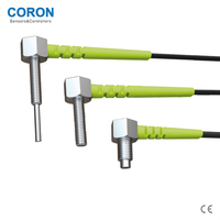 CORON Sensor Serat Optik Silindris Deteksi Samping Baru M3-M6 DC12-24V
