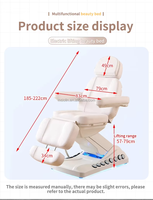 Lit de beauté électrique MOOLIN, fauteuil cosmétique de luxe, mobilier de salon de beauté, table de massage multifonction, lit de spa pour extensions de cils