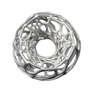 Componente de Rejilla Voronoi Impreso en 3D de Metal Personalizado para Ensamblajes Mecánicos Industriales Avanzados - Product Image 2