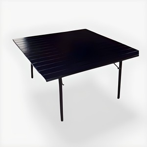 TAVOLO SANTORINI, 90X90 CM, ALTEZZA 75 CM, ACCIAIO NERO - Product Image 1