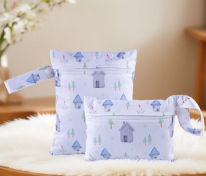 2 шт./комплект, моющиеся сумки с одним карманом на молнии - Product Image 4