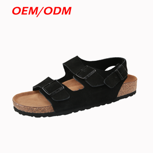 <strong>s</strong> Milan Peep Toe <strong>Sandals</strong> Fashionable Anti-Slip Genuine Leather Lined Casual Shoes Light Weight for All Seasons - Product Image 2