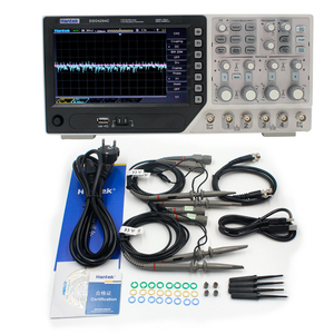 Oscilloscope numérique Hantek DSO4204C, bande passante 200 MHz, 4 canaux, USB PC, écran LCD, portable - Product Image 1