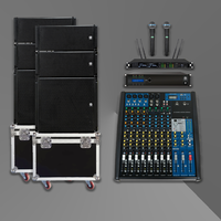 Sistema de Altavoces Line Array para Exteriores LS3 KSL(4+2) Mono, Pasivo, Impermeable, con Carcasa de Madera, Impedancia de 8 Ohmios, 700W, Garantía de 3 Años