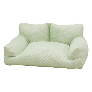 Cama para Mascotas de Seda de Hielo, Sofá Refrescante de Verano para Perros y Gatos, Impermeable, Transpirable, Diseño Moderno y Elegante - Product Image 1