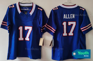 2025 Jugend Neue 3. Generation Buffalo 17 Allen 14 Diggs 0 Coleman 86 Kincaid Top-Qualität US Amerika Genähtes Football-Trikot - Product Image 2