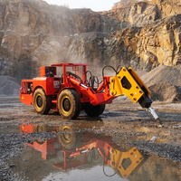 Trituradora de rocas móvil subterránea de alta calidad para equipos de minería subterránea Mime.