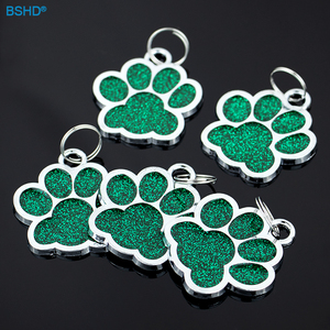 36*40Mm Kẽm Hợp Kim Khắc Pet Tên <span class=keywords><strong>Tag</strong></span> Mặt Dây Chuyền Nhận Dạng Thẻ Chống Mất Động Vật Chân Hình Con Mèo Và Con Chó Thẻ - Product Image 1