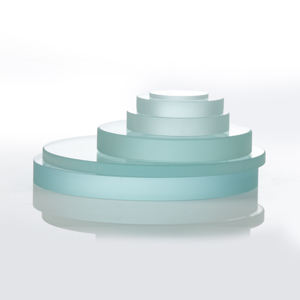 ईस्टर ग्लास आधुनिक 10 मिमी कम लोहा स्पष्ट फ्लोट टेम्पर्ड ग्लास गोल पॉलिश उच्च संचरण खिड़की शीट - Product Image 3