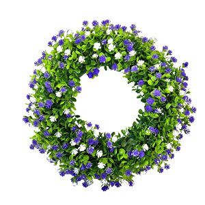 Guirlande <span class=keywords><strong>de</strong></span> feuilles d'eucalyptus colorées, décoration printemps-été, gypsophile, à suspendre à la <span class=keywords><strong>porte</strong></span> - Product Image 3