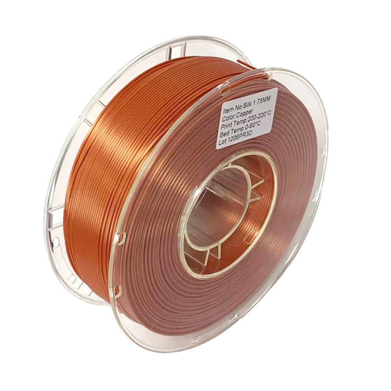 Soie PLA Cuivre - Poids net 1kg/rouleau