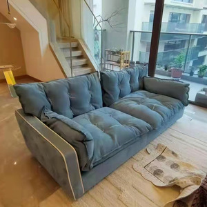 Factory Custom Fabric <b>Sofa</b> Italian Frosted Fabric Buster Sorento Living Room Small Apartment <b>Sofa</b> <b>Set</b> - Product Image 2