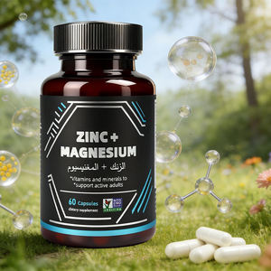 Cápsulas de <span class=keywords><strong>Zinc</strong></span> + <span class=keywords><strong>Magnesio</strong></span> de Alta Calidad, Recuperación Muscular, Energía, Certificación GMP, Veganas, Sin GMO, Suplementos de <span class=keywords><strong>Vitaminas</strong></span> <span class=keywords><strong>y</strong></span> Minerales, 60 Unidades - Product Image 2