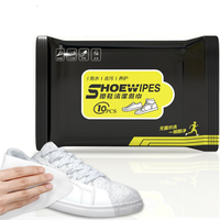 Lingettes nettoyantes pour chaussures avec logo personnalisé, OEM, lingettes humides portables pour nettoyage rapide des baskets, étiquette privée, vente en gros de lingettes pour chaussures
