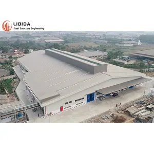 Cheap Prefabricated Buildings Large Span Industrial Building Metal Workshop Factory Prefab Warehouse Steel Structure Warehouse