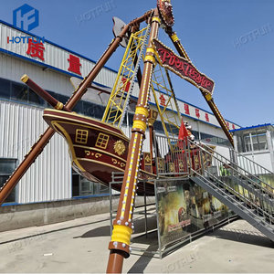 Manèges à sensations fortes Parc d'attractions Manège de fête <span class=keywords><strong>foraine</strong></span> Intérieur Extérieur Manèges à balançoires en fibre de verre et en acier <span class=keywords><strong>Bateau</strong></span> <span class=keywords><strong>pirate</strong></span> certifié CE 24P - Product Image 2