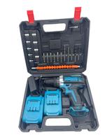 Perceuse-visseuse électrique sans fil à moteur à balais, Lithium-Ion 18-21V, double vitesse, mandrin à trois griffes, pour le bricolage