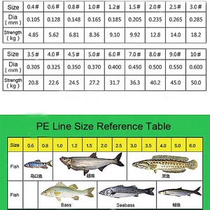 Ligne <span class=keywords><strong>de</strong></span> pêche en corde tressée PE multicolore 100LB 8 brins 1000 mètres pour la pêche en eau salée et en eau douce Cadeau - Product Image 3