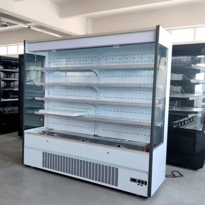 Cắm Trong Thương Mại Bán Lẻ Hiển Thị Lạnh <span class=keywords><strong>Showcase</strong></span> Multideck Mở Máy Làm Lạnh Cho Trái Cây Rau Sữa Nước Trái Cây Uống - Product Image 4