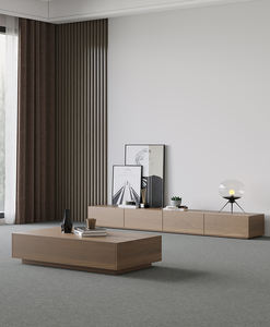 Mobile <span class=keywords><strong>Tv</strong></span> mobile da parete nordico porta <span class=keywords><strong>tv</strong></span> e tavolino semplice e moderno grande contenitore disegna mobile da tavolo da tè per soggiorno - Product Image 5