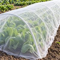 Filet anti-insectes en PE blanc pour la protection des cultures en serre et la culture de légumes, tailles personnalisées disponibles