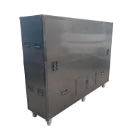 Boîtier de transport personnalisé Goodcase pour moniteur plasma, robuste, avec levage automatique, pour écrans TV LED LCD de 55'' et 70''