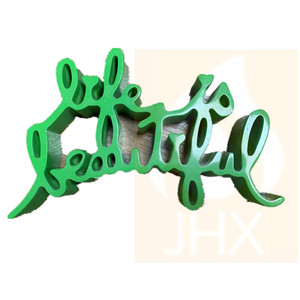 Personalizado Frontlit modelo LIFE IS BEAUTIFUL resina epoxi molde letras colorido alfabeto pintado a mano ligero - Product Image 2