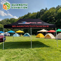 Carpa Personalizada Plegable de 10x20 pies (3x6 m), Resistente, con Marca Personalizada para Exposiciones Corporativas y Ferias Comerciales