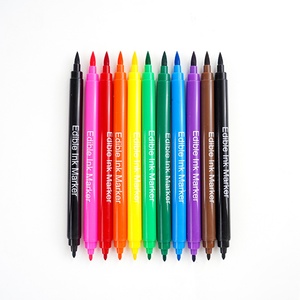 ปากกาเขียนเค้กมาการองเกรดอาหาร 10 สี พร้อมหัวแปรงสำหรับตกแต่งบิสกิตและขนม - Product Image 1