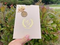 Bayi foil emas biru bunga kupu-kupu dongeng putri acrylique undangan manis 15 quinceanera invit