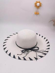 Chapeau Panama à large bord pour femme, pliable, en paille, avec nœud, idéal pour la plage et l'été - Product Image 5