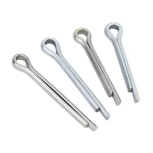 Stainless Steel Slotted Spring Pin Loaded Shutter Pin untuk traktor Din94 Split peternak Pin