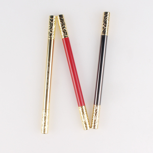 Stylo à encre Gel en laiton métallique de luxe avec Logo personnalisé, cadeau d'affaires de qualité, Vintage <span class=keywords><strong>fantaisie</strong></span> <span class=keywords><strong>fantaisie</strong></span> - Product Image 1