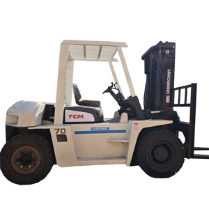 รถยก TCM FD70 7 ตัน สภาพดีเยี่ยม พร้อมเครื่องยนต์ดีเซล ระบบไฮดรอลิก ชิฟเตอร์ด้านข้าง ยางตัน ของแท้จากญี่ปุ่น - Product Image 1