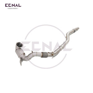 Ecnal pour 2017-2019 VW <span class=keywords><strong>GOLF</strong></span> <span class=keywords><strong>7</strong></span> <span class=keywords><strong>GTI</strong></span> MK7 2.0T T304 Sports en acier inoxydable avec tuyau de descente de bouclier thermique - Product Image 3