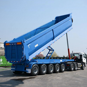 Semirremolque Volquete Hidráulico de Acero de Alta Resistencia en Forma de U de 3-6 Ejes y 60t-100t de Capacidad, con Servicio Personalizado - Product Image 5