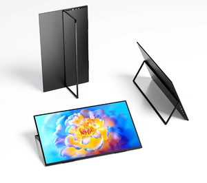 Moniteur <span class=keywords><strong>portable</strong></span> 21,5 pouces 2K, connexion par câble unique de type C, compatible avec les ordinateurs portables, poste de travail à grand écran mobile. - Product Image 5