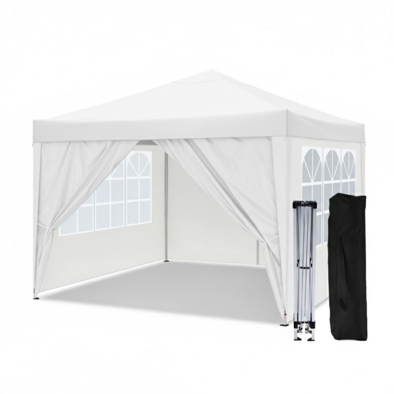 Tente blanche 3*3 (y compris un tissu à quatre côtés)