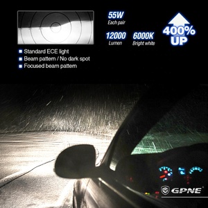 GPNE R4 Phares LED Canbus 6000K H7/H11/H4 12V IP68 pour Silverado NP300 <span class=keywords><strong>Aveo</strong></span> Versa, ajustement universel - Product Image 4