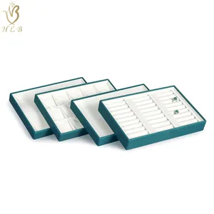 Nhà Máy ODM Stackable đồ trang sức tổ chức hiển thị tùy chỉnh đồ trang sức Showcase hiển thị Vòng Cổ Vòng khay - Product Image 3