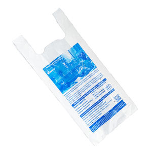 Sacs de collection de t-shirts HDPE en plastique/sacs de charité pour le marché britannique - Product Image 2