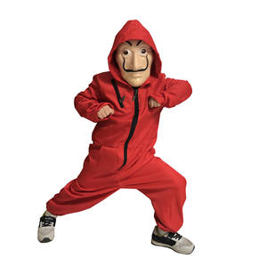 Banknote House Cosplay <span class=keywords><strong>disfraz</strong></span> <span class=keywords><strong>DALI</strong></span> <span class=keywords><strong>Dali</strong></span> máscara mono rojo Halloween bidimensional máscara <span class=keywords><strong>de</strong></span> rol <span class=keywords><strong>disfraz</strong></span> payaso - Product Image 5