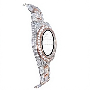 Reloj Mecánico Automático de Acero Inoxidable para Hombre, de Lujo y Alta Calidad, Estilo Vintage, con Diamantes Moissanite, Caja Redonda, NYC DIAMOND EMPIRE - Product Image 3
