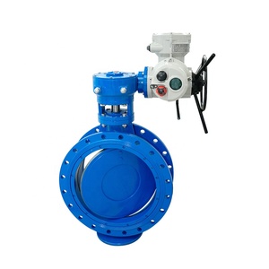 Válvula de Mariposa Doble Excéntrica Motorizada Eléctrica DN40-DN4000 para Agua, Gas y Aceite - 0.6-2.5MPa con Extremo RF Flangeado - Product Image 2